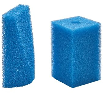 OASE 45105 Ersatz Filterschwamm Set für FiltoSmart 200 Aquarium Außenfilter, 2 Stück, blau