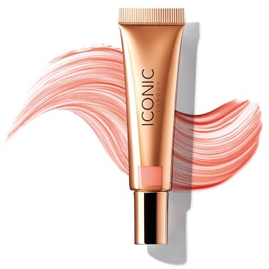 Sheer Cream Blush - Cheeky Coral by Iconic London for Women - 0.42 oz Blush