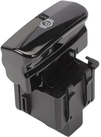 FineBoing Pulsante freno parcheggio elettronico 470703 Peugeot 3008 5008 | Pulsante luminoso nero brillante compatibile Citroen C4 interruttore sostitutivo per freno a mano elettronico plancia veicolo