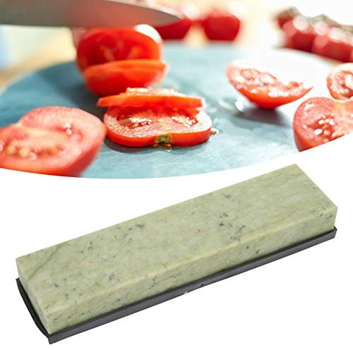 Piedra de afilar para cuchillo, grano de afilar de 10000 granos, piedra de afilar natural, piedra de afilar, piedra de aceite para el hogar con base de silicona para cuchillos de cocina, cuchillos de
