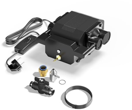 Longer Air Assist Set mit AC-Luftpumpe für Ray5 10W Lasergravierer – Laser Cutter Zubehör mit Luftschlauch, 10–30 L/Min für Laserschneiden und Lasergravur
