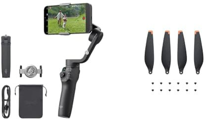 Stabilizzatore per smartphone DJI OSMO Mobile 6 ed elica per drone DJI