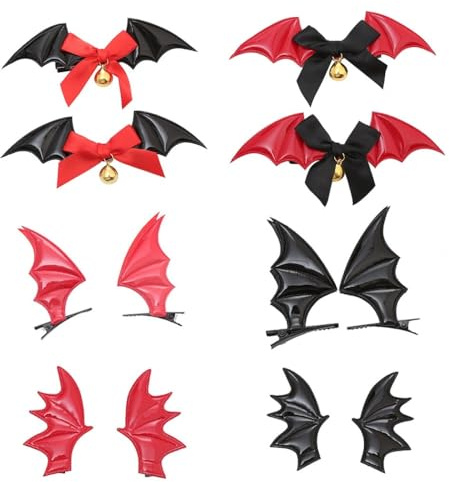 Haarspangen mit Fledermausflügeln – Halloween-Cosplay-Clips für das Haar