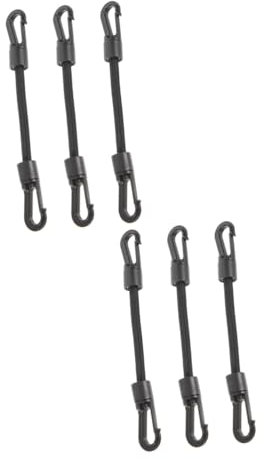VANZACK 6stücke Teiliges Elastische Hakenbänder Tragbare Multi- -gurtbänder Für Outdoor Camping Und Sport Dehnbar Und Langlebig Sichern Von Ausrüstung Und Gepäck