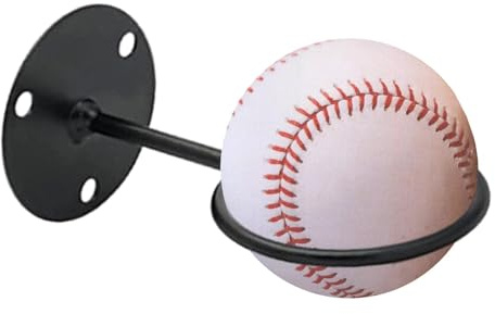 Halterung Für Baseball Schläger, Wandhalterung Ball Rack, Metall Aufbewahrungsreg-al Baseballschläger Halterung Wand Und Ball Für Golfbälle, Baseballs, Baseballschläger