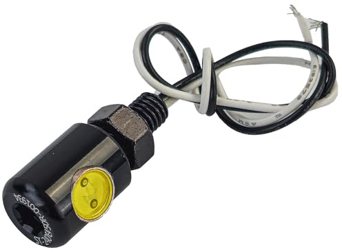 Mini LED Kennzeichen Nummernschild Beleuchtung Schwarz für Motorrad Roller etc.