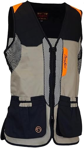 BENISPORT Chaleco de Tiro Fresino para Caza y Tiro Deportivo – Diseño Profesional con Bolsillos Amplios y Refuerzo Acolchado – Unisex (6XL)