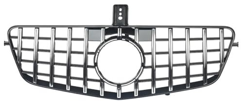 YSQIFBABD Schwarz & Chrom Limousine Grill Für Mercedes Für Benz E Klasse Amg Gt W212 Grille 2009 2010 2012 2013 W212 Stoßstange Grill