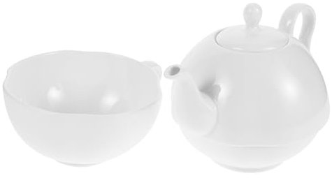 ZUNOXAZ Teiera in Porcellana Inglese con Tazza Bollitore per tè in Foglie e Fiore per Uso Bollitore per