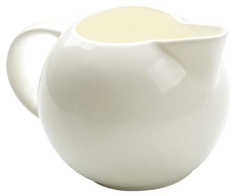 Healifty Pichet à Crème En Céramique 300 Ml Petit Crémier Poignée Multifonction Résistant Pour Maison Restaurant Café Usage Quotidien