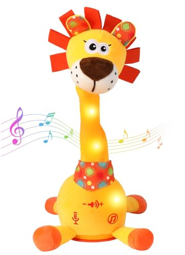 seOSTO León Bailarina Parlanchin, Peluche Que Baila y Repite Tu Voz