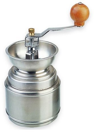 MACINACAFFE' INOX CON CONTENITORE INOX MAX MACININO