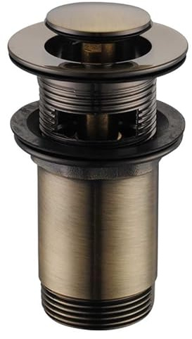 BONDE DE LAVABO CLIC-CLAC LAITON 1 1/4 UNIVERSEL COLOUR BRONZE