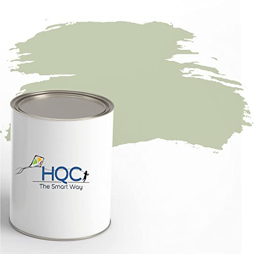 HQC Weather Shield Sage Green Smooth Masonry Paint | 1L in 30+ Colours | Storm Proof, Scrub Resistance & Waterproof | Weatherproof Technology Designed with Acrylic Resin for Ultimate Protection