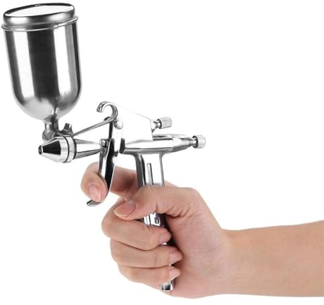 VIFER Gravity Paint Gun, Mini Professional Paint Spray Gun 0.5mm Nozzle 125ML Repair Tool for Car, Furniture, Wall