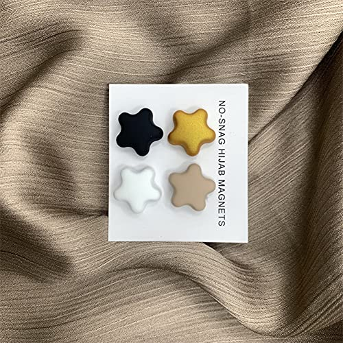 Metall Magnet Schal Schnalle Magnetischer Hijab Clip Hijab Pins Metallbeschichtung Mode Damen Herren Manschettenknopf Schal Schnalle Brosche Kleidung Dekoration Sichere Hijab Brosche Luxuszubehör
