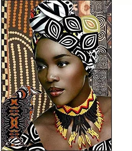 Puzzle 5000 Teile, Puzzle Erwachsene 5000 Teile, Schöne afrikanische Frau Impossible Puzzle, Puzzle Kinder Mädchen, Geschicklichkeitsspiel für die ganze Familie, Puzzle Erwachsene 5000 Teile-61.61x41