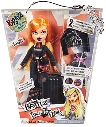 BRATZ Pretty 'N' Punk Modepuppe - CLOE - Neuauflage der beliebten Puppen mit kombinierbaren Outfits, einem anpassbaren Koffer und tollen Accessoires - für Kinder und Sammler ab 6 Jahren