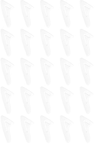 sourcing map 25uds Hoja Cuchillo Punta Protector Plástico Transparente | Cubierta Plástico Guardia Mangas Consejo Mangas Funda para Cocina