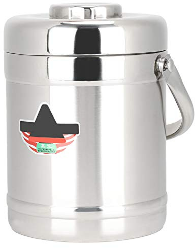 Food Flasks for Hot Food Adults 1000ml Hot Food Flask 22×17×17.8l Straight Shape Doublewall Lunch Box Stainless Steel Hot Food Container