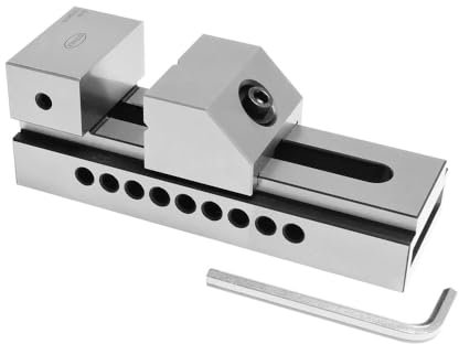 STEINLE 6517 Schleifschraubstock Präzisions Schraubstock Niederzugbacken 50 mm