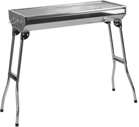 KCT Portable Folding BBQ Grill Stainless Steel Camping Picnic Outdoor Foldable Charcoal Barbecue Cooking