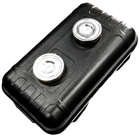 GIONAR Soporte oculto para llaves, caja de almacenamiento magnética para debajo del coche, caja de almacenamiento magnética, soporte para caja de llaves, caja de almacenamiento magnética impermeable