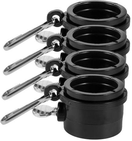 IWOWHERO 4stücke Flaggenmast Clips Mit Drehbaren Ringen Halterungen Für Flaggen Installieren Verwenden Für Fahnenmast