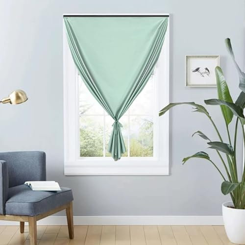 Tragbare Verdunkelungsrollo 145 x 125 cm, Beschichtung Sonnen, Einfache Installation, Maßgeschneiderte Größe Jalousie Faltrollo Sichtschutz, mit Klettband für Auto Reisen, Grün