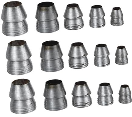 Angoily 15 Stück Sicherheits Rundgriffkeil aus Metall Hammer und Axtstielverstärkung Robuster Metallkeil für Werkzeuggriffschutz Vielseitig Einsetzbar für Feldarbeit und Reparatur