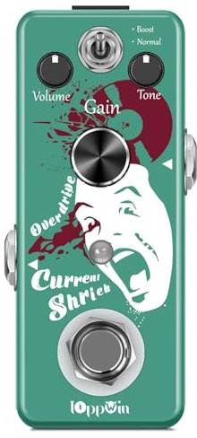 IOppWin Pedales de guitarra: distorsión británica, Blues Overdrive, Tube Screamer, Heavy Metal Dist, distorsión de tubo y distorsiones de Plexion, tonos analógicos, para principiantes de guitarra
