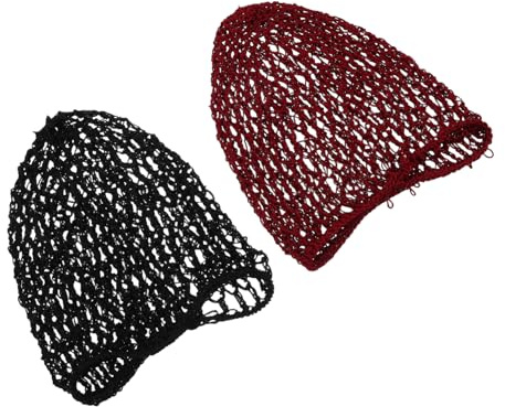 minkissy Lange Schlafmütze 2 Stück Haarnetz Haarschutz Stretch Material Für Frauen Und Mädchen Nachtmütze Zum Schlafen