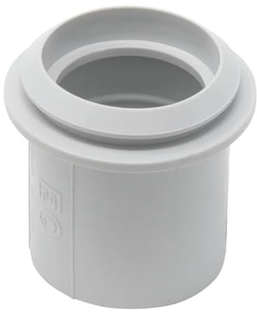 Raccord souple pour tube rigide/ondulé à boîte de jonction, diamètre 40 mm, trou de cassette diamètre 37 mm, IP44, résistant aux intempéries, pour installation électrique, câbles électriques, PVC