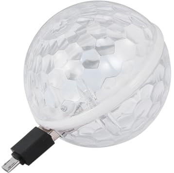 Luce da Discoteca LED a Sfera USB in Plastica per Feste e Matrimoni