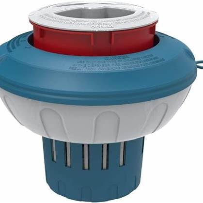 RASMACOR | Dosificador de Pastilla Flotante para pisicnas | Astral 69668 Blue Line | Regulador Ajustable, Apto Pastillas 200g | Resistente Rayos UV | Piscinas, Hinchables, Spas y Jacuzzis