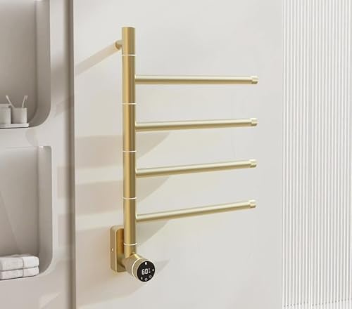 Radiateur sèche-serviettes électrique de qualité avec thermostat doré