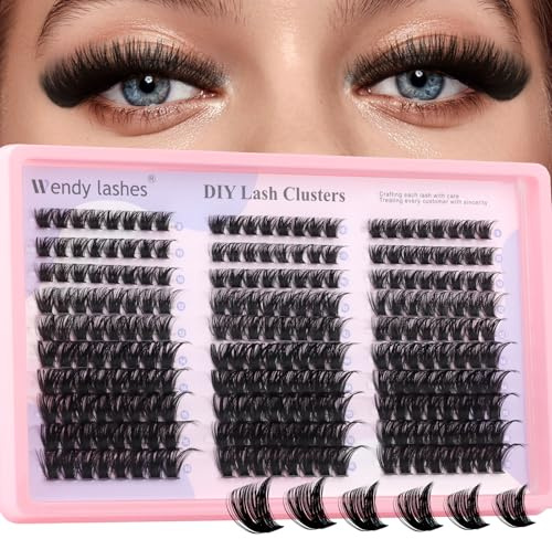 WENDY LASHES Racimos de Pestañas 100D 0,07mm Curva D Mix 9-16mm