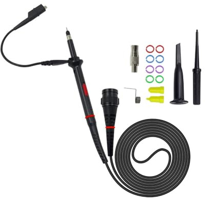 Bosiyrggrl Capuchon de Protection BNC, Fiche de Sécurité P7300, Sonde D'Oscilloscope 300MHz X1/X10 DC-300MHz