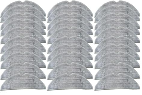 Compatible for Roborock， S8 Pro Ultra Robot Vacuum Cleaner, Silver Ion Microfibre VibraRise 2.0 Wiping Mop Cloth(30PCS Mop)
