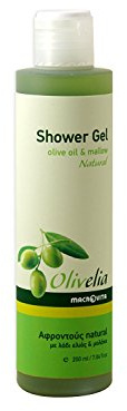 OLIVELIA NATURAL Duschgel mit Bio-Komponenten Ernährung, Geschmeidigkeit und antioxidative Wirkung von Bio-Komponenten 200 ml.