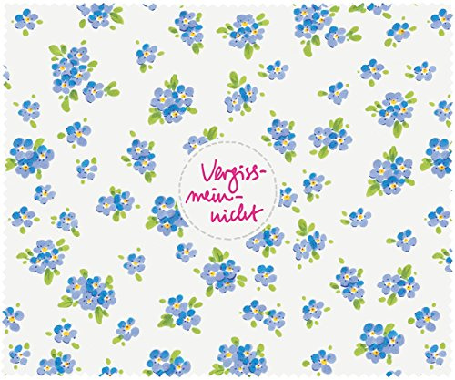 Inkognito Brillenputztuch Brillentuch - Motiv: Vergissmeinicht, Anlass:, Künstler/Verlag Saskia Bach, Art-Nr.: 44361