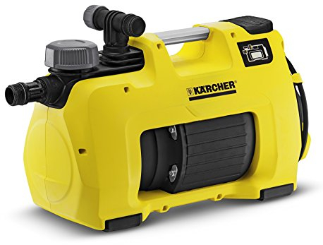 KÄRCHER Gartenpumpe BP 3 Home & Garden (Optimales Ansaugen sowie konstanter Druck mit zwei Wasserausgängen, flexiblem T-Anschlussstutzen, Vorfilter, Rückschlagventil sowie Automatik-Start-/Stopp)