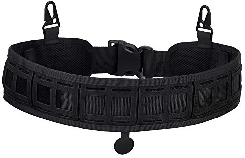 DETECH Cintura da Combattimento Regolabile tatticamente Imbottita Morbida Imbottita Molle Battle Cinghie 1000D in Nylon ad Alta densità