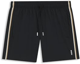 BOSS Costume da Bagno da Uomo Beachwear Iconic, Nero1, M
