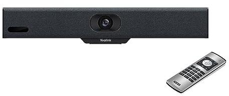 Yealink MeetingBar A10 Konferenzraum-Webcam 4K 120° Weitwinkelkamera mit Android OS, Videokonferenzsystem mit Mikrofon und Lautsprecher, AI Speaker Tracking, Auto Framing, Teams Zoom Zertifiziert
