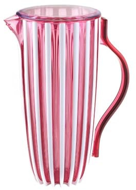 Guzzini Pin Up Collection Brocca con coperchio Iscc+, trasparente magenta