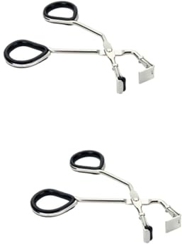 IWOWHERO 2stücke Eyelash Curler Mit Silikonpads Wimpernzange Für Perfektes Augen-make-up Tragbar Und Leicht Zu Bedienen Inkl Nachfüllbare Polster Für Schonendes Curling Der Wimpern
