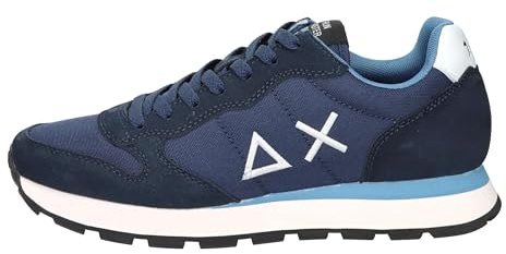SUN68 Sneakers da Uomo, Blu, 41 EU