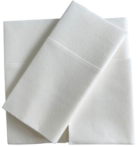 Toyvian 50Pcs Tabletop Packing Napkins Disposable Wrapping Pocket Napkin for Cutlery Packaging Party Use Soft Texture High Absorption