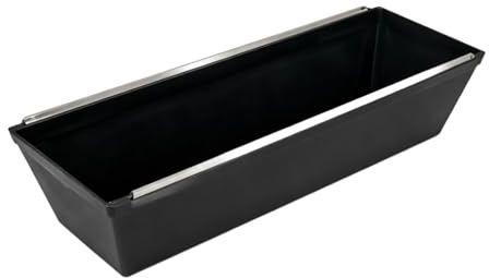 Generic Bac à Plâtre de 35,5 Cm (14 Pouces), Résistant à La, pour Mélanger Ciment, Mortier, Mastic et Peinture. Polyvalent, Noir